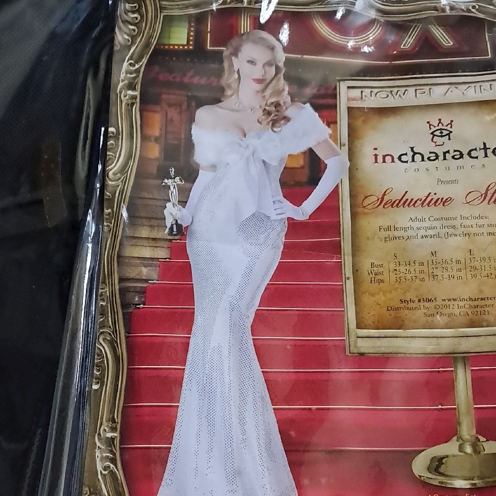 InCharacter Seductive Starlet Womens Costume - Picture 8 of 9
